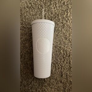 Starbucks White Textured Tumbler